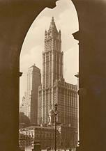 The Woolworth Building in Broadway Place, New York - headquarters of the five-and-ten chain