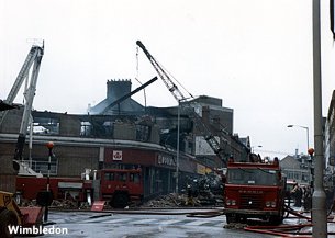 By the time the fire at Woolworth Wimbledon had been extinguished the store was only fit for demolition and a fireman lay dead with two colleagues in hospital.
