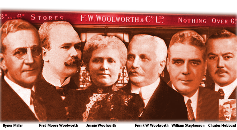 The founders of the British Woolworths - F. W. Woolworth & Co. Ltd. (est. 1909)
