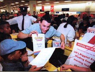 Pokemon Trading Card events were a big hit at Woolworths during the half term holidays
