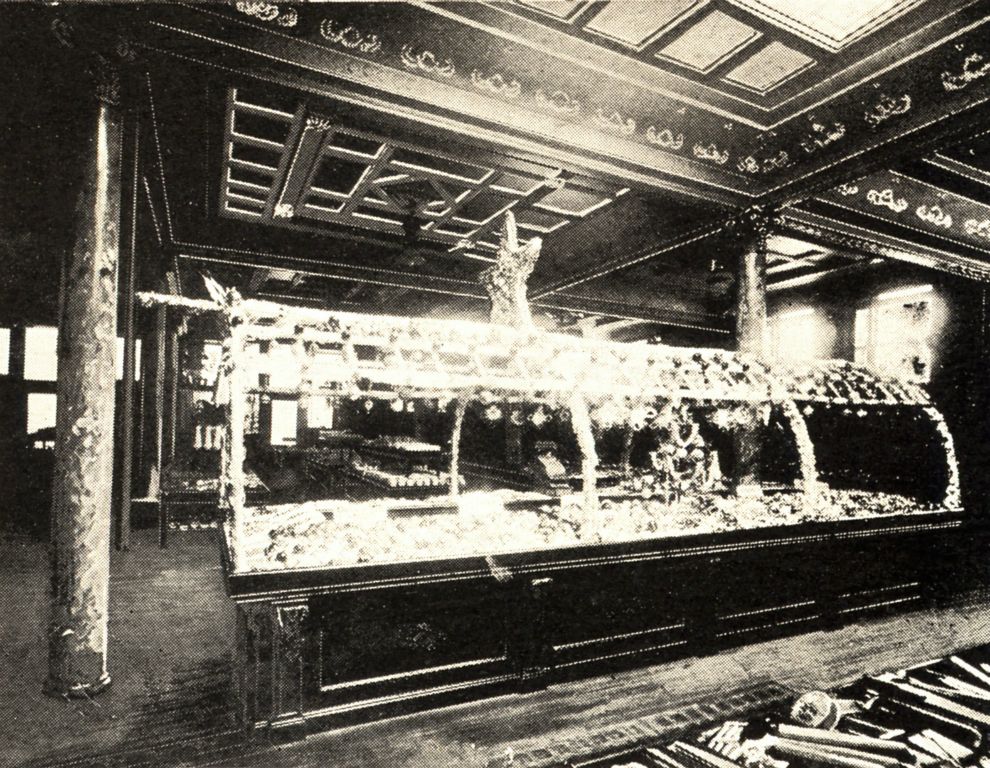 Just add a bit of Frank Woolworth magic. The eye-catching illuminated counter was photographed in Lancaster, Pennsylvania in 1905