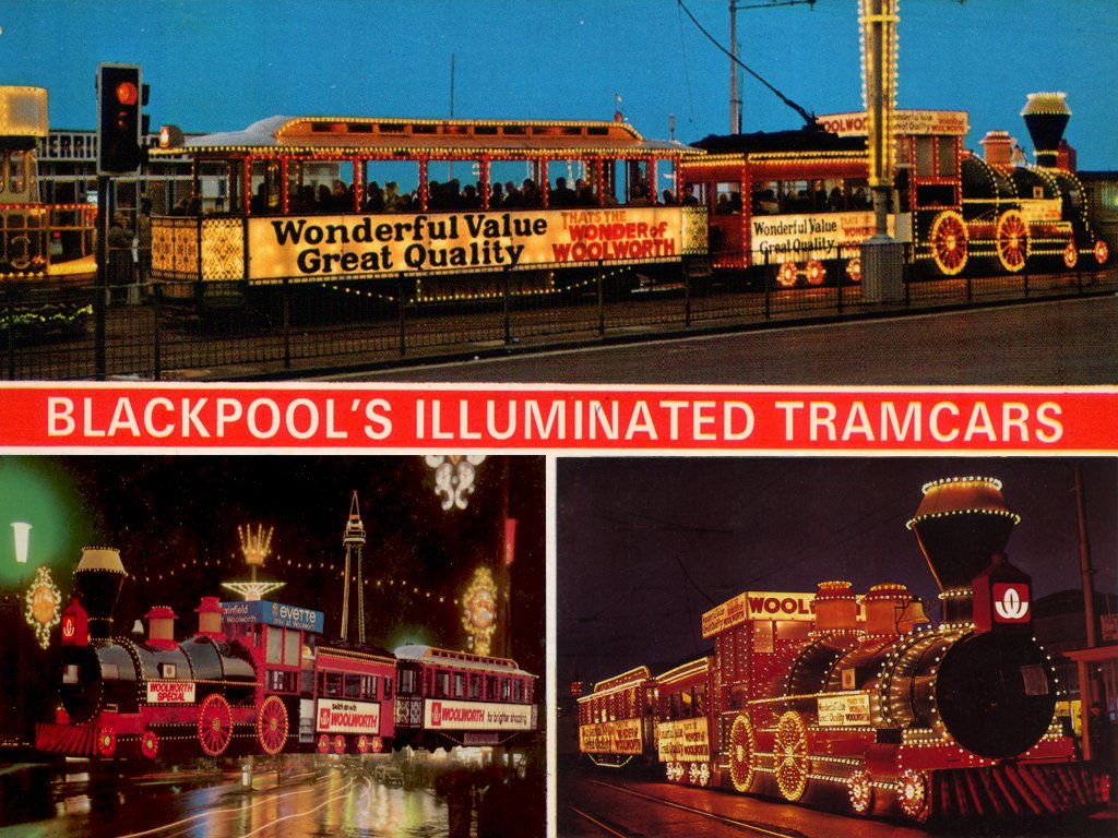 The Wonder of Woolworth tram was a popular favourite as it passed the iconic Promenade and Bank Hey Street store