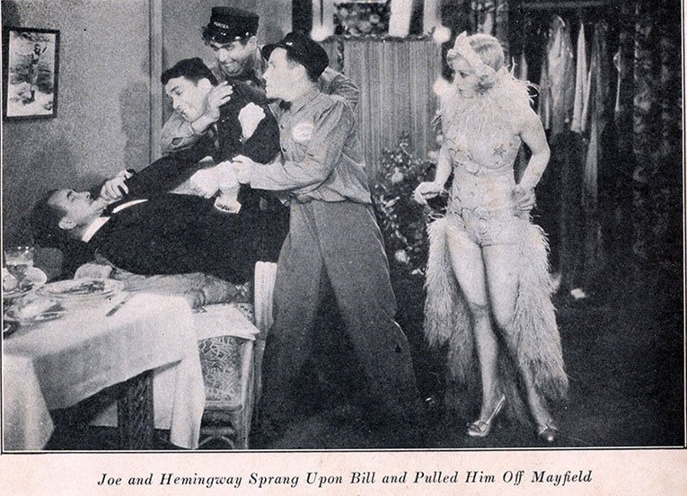 All for the love the Girl from Woolworth's as the chaps indulge in some fisticuffs for the attention of Pat (aka Alice White)  (originally published by Efrus & Bennett Inc, New York, 1929)