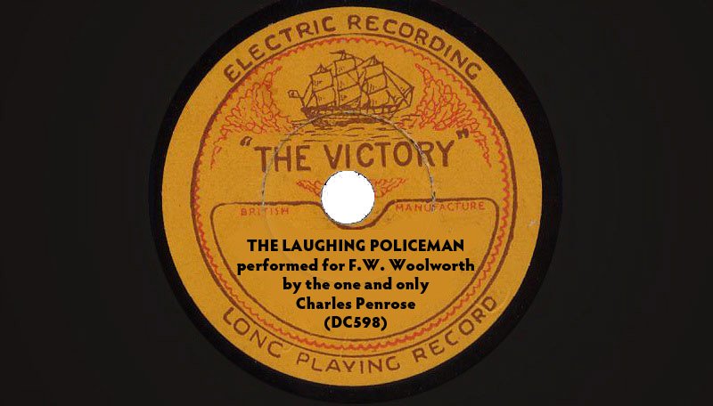 Charles Penrose's The Laughing Policeman, Victory Records DC598