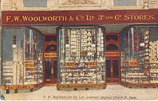 The first British Woolworths - Church Street, Liverpool. 5 November, 1909. (Image with special thanks to Mr Scott Oakford)