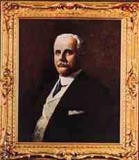 A portrait in oils of the dimestore pioneer Frank W. Woolworth, which for many years hung in the Board Room atop the Woolworth Building in Broadway Place, New York.