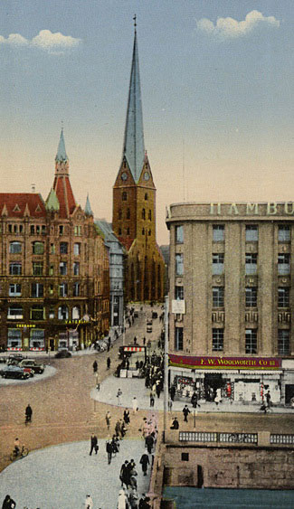 The F. W. Woolworth Co. GmbH store in Hamburg, Germany, pictured in 1938