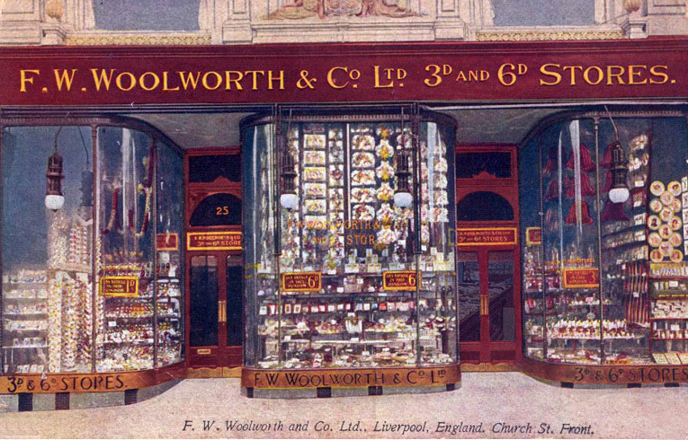 The first British Woolworth store - opened 5 November 1909. With special thanks to Mr Scott Oakford.