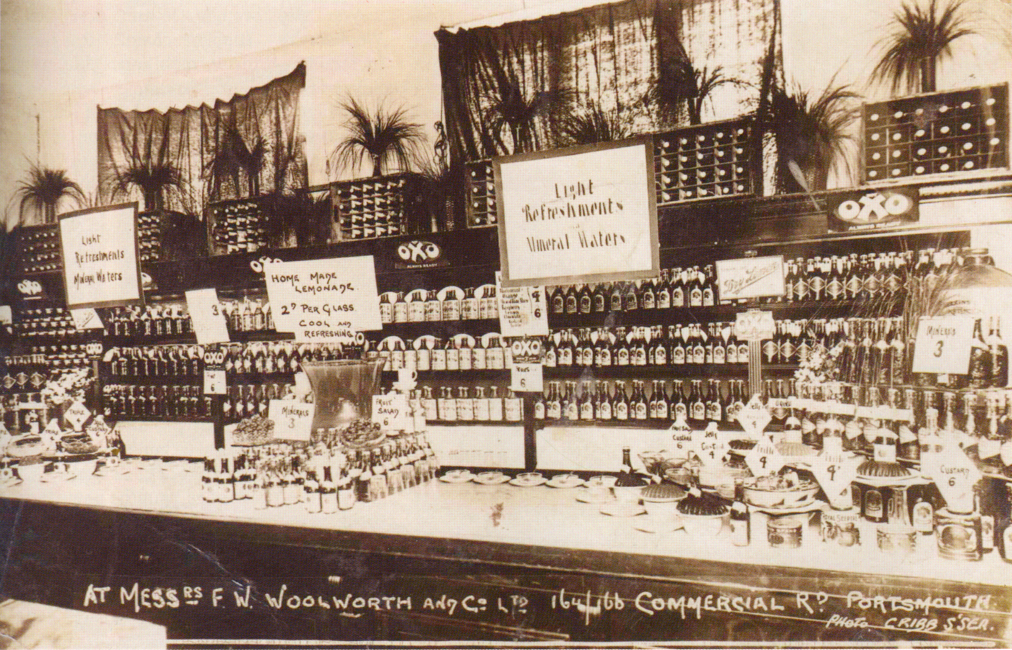 The ground floor tea bar from the Portsmouth Woolworth's that was taken out in 1926 when a First Floor Restaurant was added.