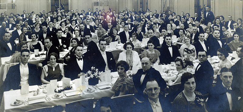 Every Woolworth Manager from across London and South East England was invited to dine with the Manager of the chain's flagship store in Oxford Street, W1 (Store 161) in his new restaurant. The event took place just weeks after the store had opened in 1924.
