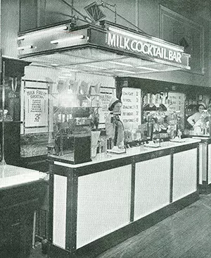 Phil Picot's Milk Cocktail Bar was his home from home during World War II, he frequently served customers himself, mainly with tea, coffee or Bovril, proud that no coupons were required, and he always made sure there was something hot to drink and something decent to eat